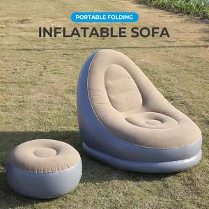 Hiện Đại Mát Inflatable Beanbag Phòng Chờ Ghế Lười Biếng Sofa Set Cho Trong Nhà Ngoài Trời Phòng Khách Sử Dụng Không Khí Phong Cách Sofa Ghế Cho Bên Ngoài - Product Image 2