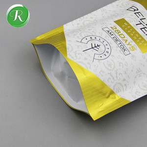 Sachets de thé minces compostables personnalisés combustion des graisses/thé de la goutte désintoxication biologique/thé aux fruits secs avec logo - Product Image 5