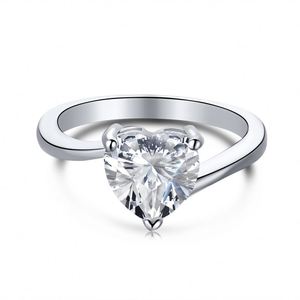 Dylam Jewelry Low MOQ Acoessories Delicate Classic 5A Level <b>CZ</b> Stone Women Wedding <b>Rings</b> Love Sterling Silver <b>Rings</b> for Ladies - Product Image 1