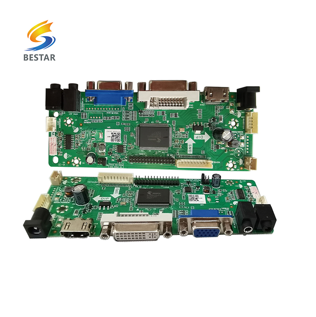 Universal Driver Board Controller Boards M.NT68676 Dual LVDS to DVI HD-MI VGA Interface for 1080P TFT LCD Panel
