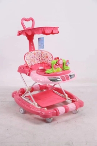 Auto Cavalcabile Multifunzione Anti-O-Leg per Bambini, Girello con Ruote Silenziose in Plastica per Imparare a Stare in Piedi e Camminare - Product Image 2