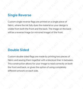 Bandera YF de 90x150cm, 100% Poliéster, Personalizada, 3x5 pies, para Exteriores, Impresión Digital, Logotipo Personalizado, con Asta de Madera - Product Image 5