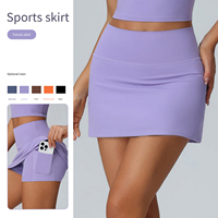 Jupe de tennis de sport respirante à taille haute, jupe de yoga de tennis, demi-robe, impression personnalisée, fabrication OEM et ODM