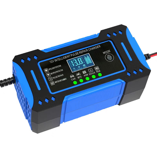 Smart Battery Charger for Foxsur 12.6V Lithium Ion 12V 6A 24V 3A for Industrial Use Golf Carts Scooters Motorcycle