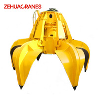Moteur de godet de préhension électrohydraulique pour la manutention de matériaux en vrac dans la construction, accessoires pour grues et opérations portuaires