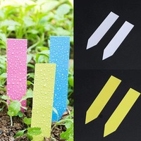 100 pièces étiquettes de plantes de jardin accessoires de plantes Pots de fleurs étiquettes de plantes en plastique marqueurs de pépinière étiquette plateau marque outil de bricolage