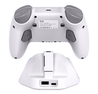 Manette de jeu à trois modes de connexion avec écran et base de charge pour PS4, N-Switch, Android, iOS, PC