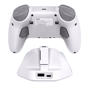 Manette de jeu à trois modes de connexion avec écran et base de charge pour PS4, N-Switch, Android, <span class=keywords><strong>iOS</strong></span>, PC - Product Image 3