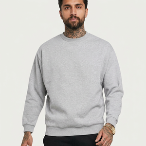 Men's Comfortable Printed Full Sleeve <b>Sweatshirt</b> 100% Cotton Thick Crewneck Oversized Hoodies & <b>Sweatshirts</b> for Winter Size XL - Product Image 1