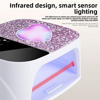 Nouvelle Lampe UV LED Professionnelle Haute Puissance à Quatre Niveaux de Réglage pour Séchage des Ongles, Source Lumineuse LED, Lampe à Ongles UV LED à Brancher pour Salons de Manucure