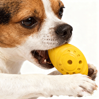 Balle à mâcher à haute élasticité, jouet flottant à l'eau à rebond élevé, balle rebondissante pour chien en E-TPU durable aux couleurs vives