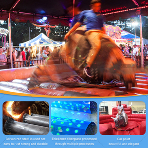 Tour de taureau mécanique Ultimate Party-Attraction de centre commercial intérieur/extérieur avec matériau en PVC - Product Image 4