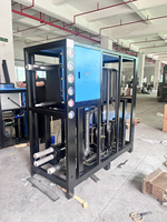 Machine de refroidissement industrielle à eau de 40 CV avec compresseur et pompe à réfrigérant R407C/R410A/R32, facile à utiliser