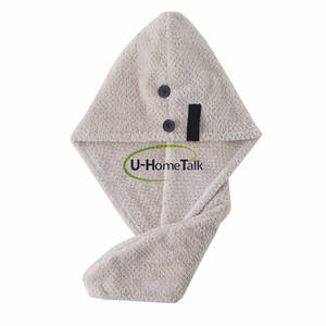 Vente en gros OEM Girl Salon Microfibre Hair Wrap Dry <span class=keywords><strong>Turban</strong></span> Serviette de <span class=keywords><strong>bain</strong></span> Bonnet de <span class=keywords><strong>bain</strong></span> pour cadeaux - Product Image 2