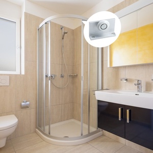 Directo de fábrica, puerta de vidrio <span class=keywords><strong>para</strong></span> baño, rebanada de nailon ovalada individual, marco de aluminio, carro, ventanas, polea, rueda de rodillo - Product Image 5