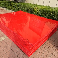 Prix bon marché 1220*2440 Durable autolubrifiant anti-dérapant 10 mm d'épaisseur feuille de plastique tapis de marais UHMW Pe feuille Hdpe latte