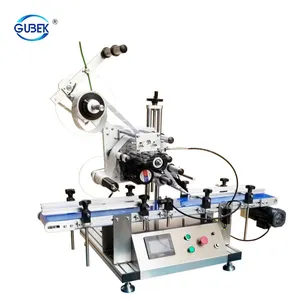 Automatic Desktop flat Bottle surface Labeling Machine Food and Beverage Bottle Can Labeling Machine