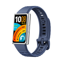 Bracelet en silicone de haute qualité avec motif ondulé, bracelet de montre intelligente pour Huawei Band 11/11 Pro, bracelet de sport officiel de couleur unie