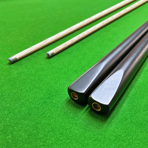 China Factory Supply Integrated Ash Wood Pool Cue Black Billiard Cue - Product Image 2