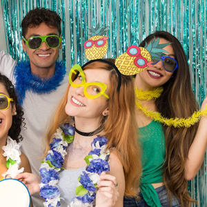 YX-03 été thème flamant rose cocotier <span class=keywords><strong>bandeau</strong></span> nouveau <span class=keywords><strong>bandeau</strong></span> de cheveux hawaïen pour la fête habiller pour les vacances à la <span class=keywords><strong>plage</strong></span> - Product Image 2