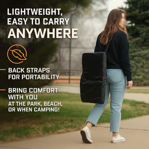 Sièges de stade chauffants avec dossier réglable personnalisé, coussin pliable portable, chaise de stade avec 4 poches et porte-gobelet - Product Image 5