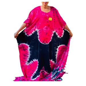 Capes d'été géométriques en dentelle pour femmes Longueur du plancher Loose Bohemian Ethnic Indian Pattern Kaftan Free Size Chiffon Casual Work Fashion - Product Image 1
