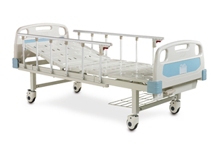 DMBC01 Lit d'hôpital manuel à une manivelle de haute qualité, lit médical réglable pour patient avec tête de lit en ABS, équipement médical - Product Image 2