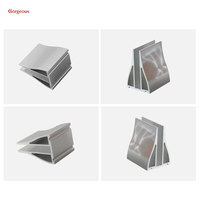 Garde-corps en acier inoxydable personnalisé de haute qualité magnifique pince à verre murale pour portes douches fenêtres accessoire de qualité supérieure