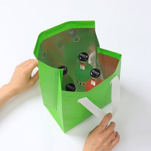 Sac isotherme personnalisé imperméable et portable pour la livraison de nourriture, en tissu non tissé, avec logo - Product Image 2