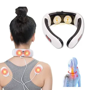 Elektrische Shiatsu U-vorm Magnetische Nek Schouder Massager Smart Elektrische Nek Massager Met 6 Modes