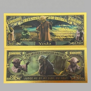 Nuove Banconote STARWARS 2026 - 6 Tipi, Stile Anime, con Rilievo Placcato Oro, da Collezione, Ideali per Regali Aziendali - Product Image 5