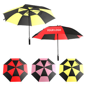 Parapluie de golf personnalisé avec logo et taille 54/60/62/68/72 pouces, ouverture automatique, grand parapluie de golf coupe-vent et anti-UV, parasols de bonne qualité - Product Image 4