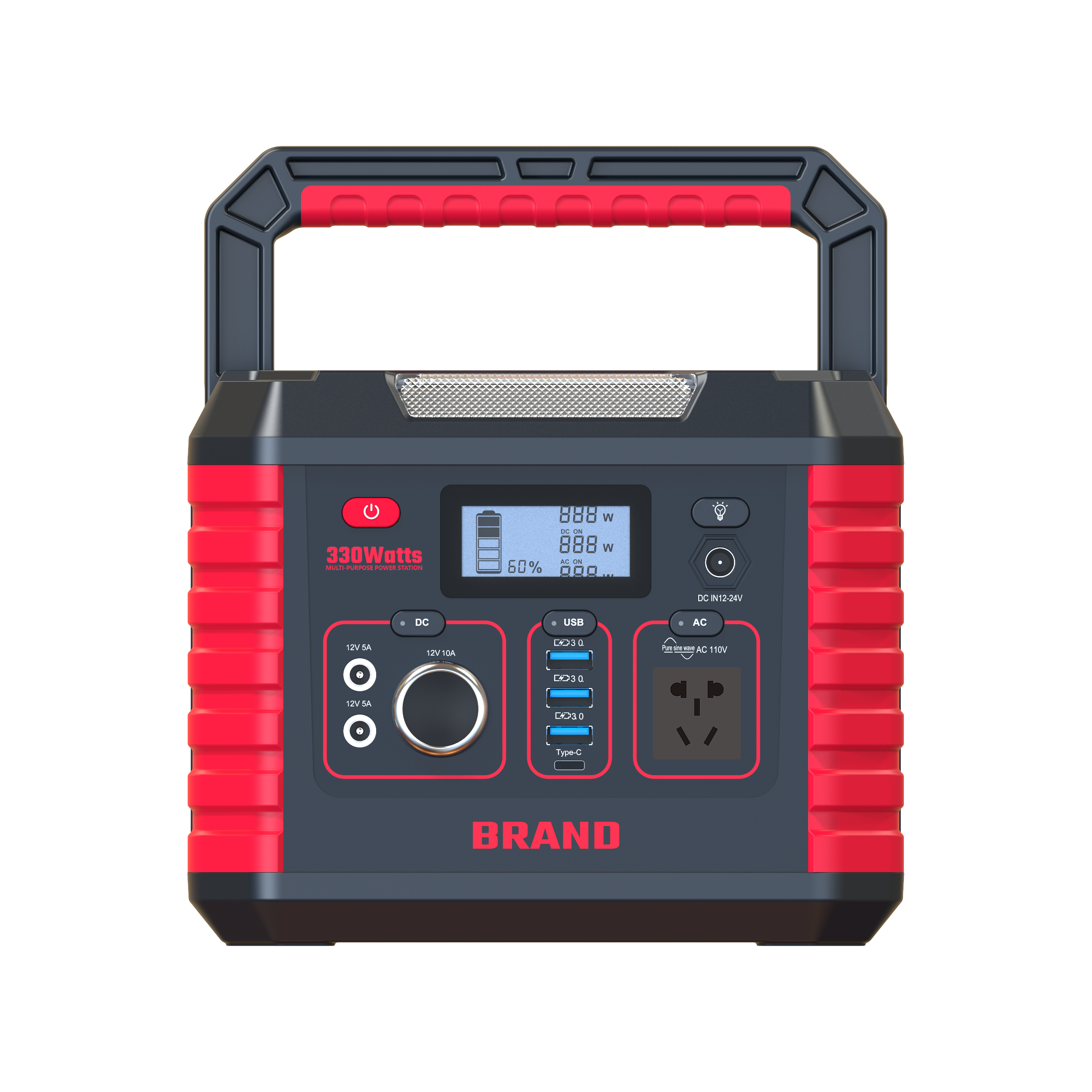 Power station 330w 500W 1000w Solar for Outdoors Camping emergency portable solar power station with uk eu kr us german au plug