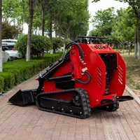 Minicargadora Nueva de Alta Calidad, 500 kg, a Gasolina, Multiusos, con Orugas para Movimiento de Tierras