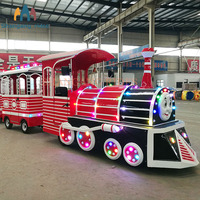 Fournisseur de la Chine Train de parc d'attractions Thomas électrique commercial Ride on Train Kids Electric Trackless Train à vendre
