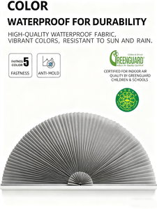 المنزل الحديث 0 الفورمالديهايد اللاسلكي ظلال العسل من أعلى إلى أسفل التعتيم للماء مقاوم للرياح في الهواء الطلق/الاستخدام المكتبي - Product Image 6