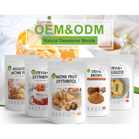 1:1 buah Monkfruit organik 2:1 massal 20-60 jala pemanis buah biksu coklat dengan Erythritol