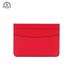 Tarjetero y Monedero Delgado de Cuero Genuino con Protección RFID, Estilo Ejecutivo Zenos, con Logotipo Personalizado y Sin Cierre - Product Image 4