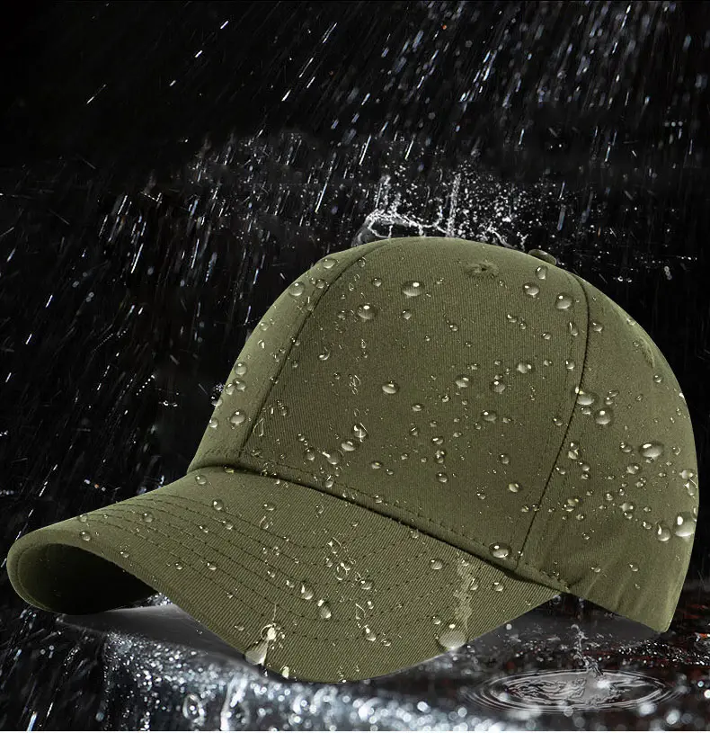 फ्लेक्स फिट कस्टम Snapback खेल गोल्फ टोपी हाइड्रो टोपी समायोज्य आकार रबर पैच निविड़ अंधकार के साथ बेसबॉल टोपी लोचदार