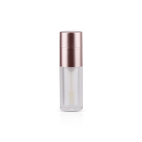HEXUE Tube de brillant à lèvres mat transparent 6 ml avec applicateur en silicone pour brillant à lèvres, fard à paupières liquide et anticernes