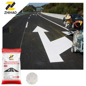 Peinture thermoplastique de marquage routier de haute qualité à séchage rapide, pulvérisable, 16 % de billes de verre, haute performance, forte couvrance, réfléchissante - Product Image 1