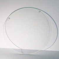 Nordique moderne bricolage à la main peinture verre disque Transparent nouveau blanc suspendu verre personnalisé Suncatcher teinté décoration de la maison