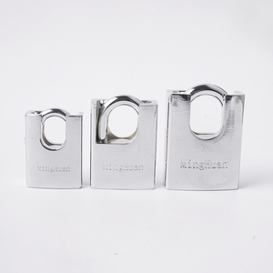 Candados Seguridad cadenas de sécurité de haute qualité vente chaude 3 pièces clés en laiton laiton semi-plaqué faisceau cylindre cadenas en aluminium