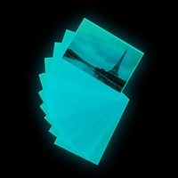 Papier photo jet d'encre luminescent Everyglow personnalisé, fluorescent pour la décoration de fête d'Halloween, bleu-vert, non toxique, photoluminescent