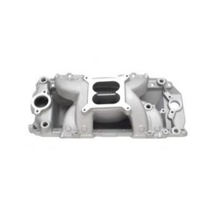 Manifold asupan mobil aluminium untuk Port Oval pesawat ganda Chevy SB V8 - Product Image 5