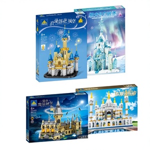 Set de Bloques de Construcción de Plástico ABS Kazi, Modelo de <span class=keywords><strong>Castillo</strong></span> Histórico de Inspiración China, Escala 1:72, Juguete de Construcción para Armar, Regalos - Product Image 1