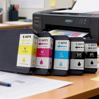 Solution d'encre en vrac économique Enlite pour imprimante Epson WF C21000, cartouches d'encre pigmentée de remplacement T02Y pour usage bureautique