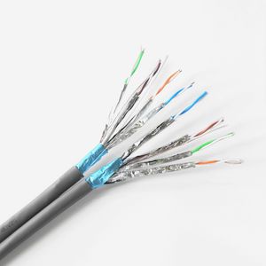 Fabricantes Red Cat6a Cat7 Cat8 Lan <span class=keywords><strong>Cable</strong></span> 4P <span class=keywords><strong>UTP</strong></span>/FTP/SFTP <span class=keywords><strong>de</strong></span> alta calidad y bajo precio Pase la prueba 8000 Lan <span class=keywords><strong>Cable</strong></span> - Product Image 4