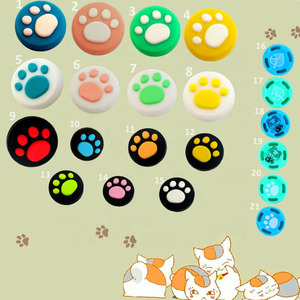 Nuevos productos <span class=keywords><strong>Animal</strong></span> <span class=keywords><strong>Crossing</strong></span> Silicon Controller Grips Silicon Thumb Stick Grip para Nintondo Switch Accesorios - Product Image 4