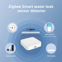 Détecteur de fuite d'eau Tuya Zigbee avec alarme et notification via application, compatible Zigbee 2mqtt